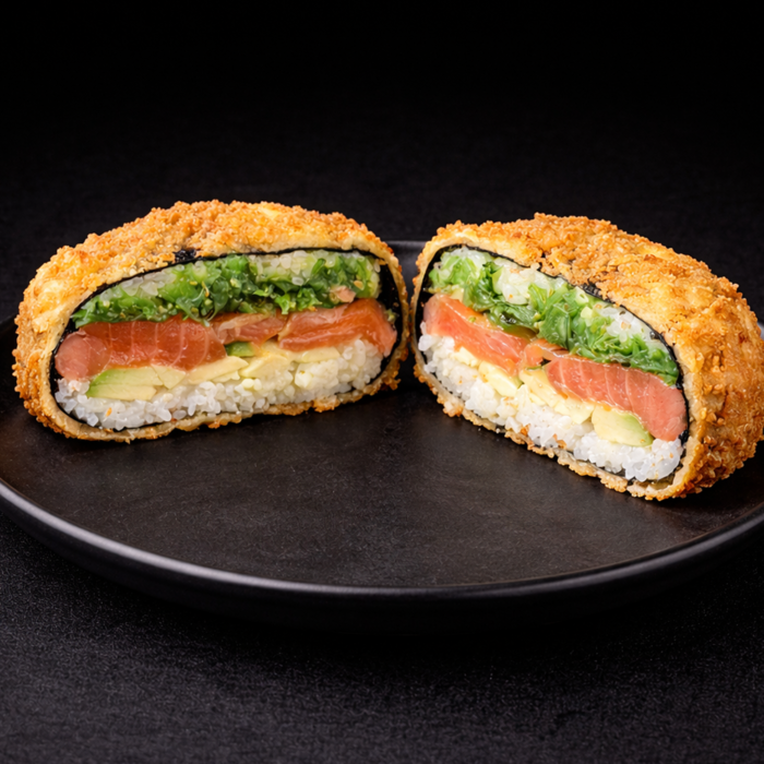 SUSHI BURGER ŁOSOŚ - 1 sztuka
