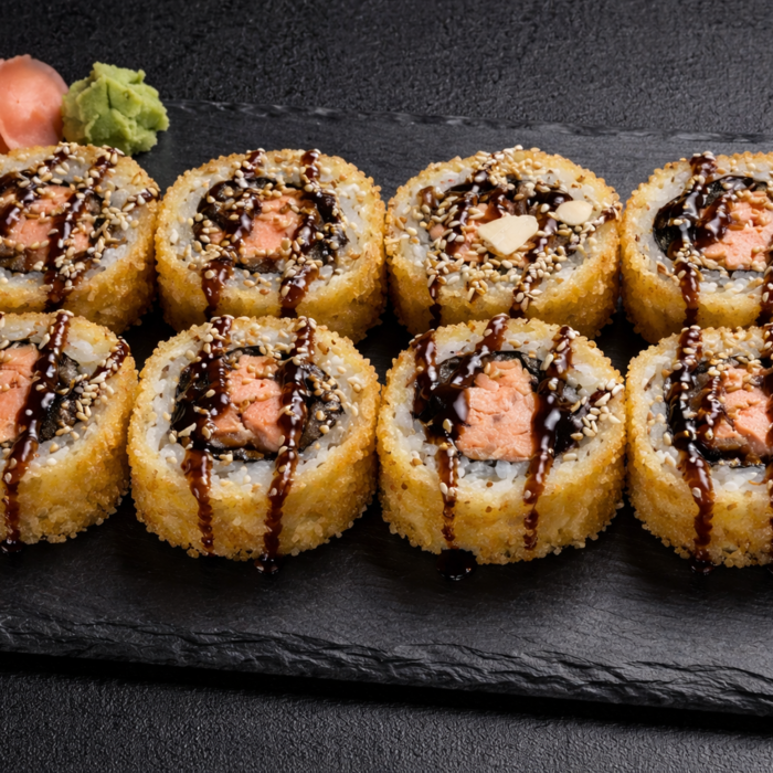 TEMPURA - SALMON GRILL - 8 kawałków