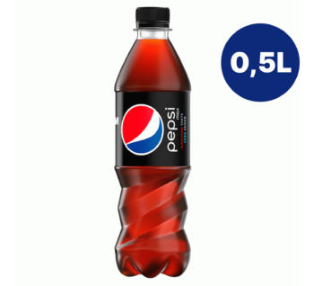 Pepsi Zero Cukru 500 ml – cena zawiera kaucję 0,50 zł (wyszczególnioną na paragonie)