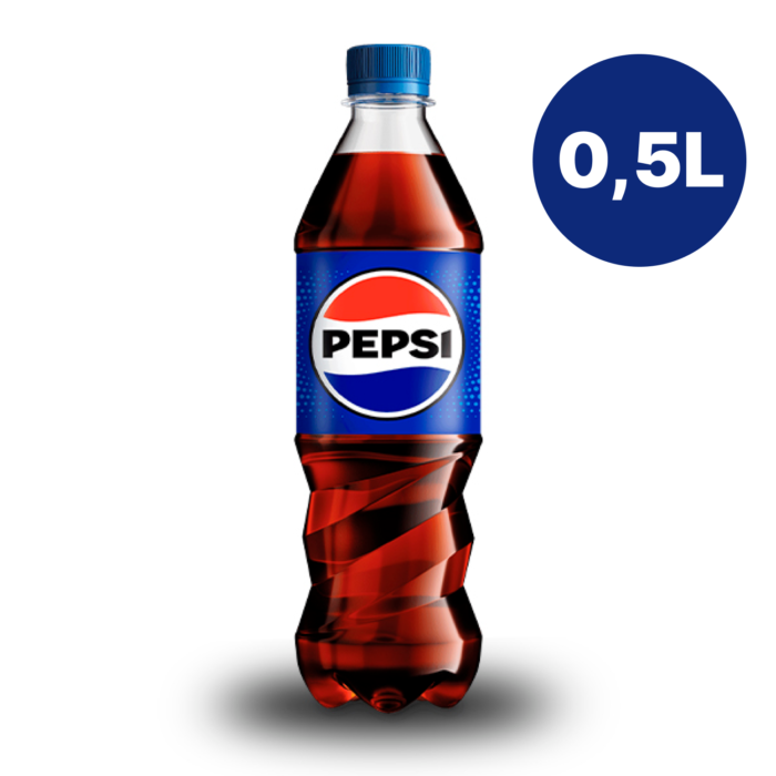 Pepsi 500 ml – cena zawiera kaucję 0,50 zł (wyszczególnioną na paragonie)